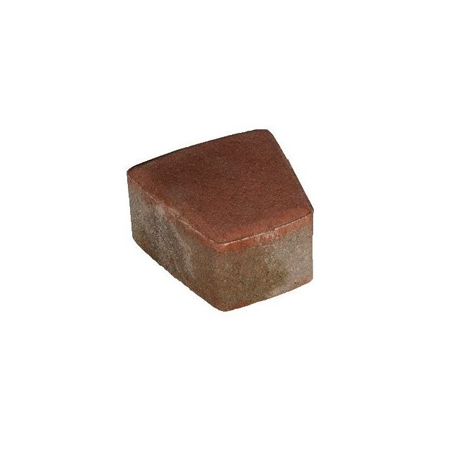 Pihakivi Rudus Klassikko iso kaarresarja 60 110x115x60 mm sileä punainen