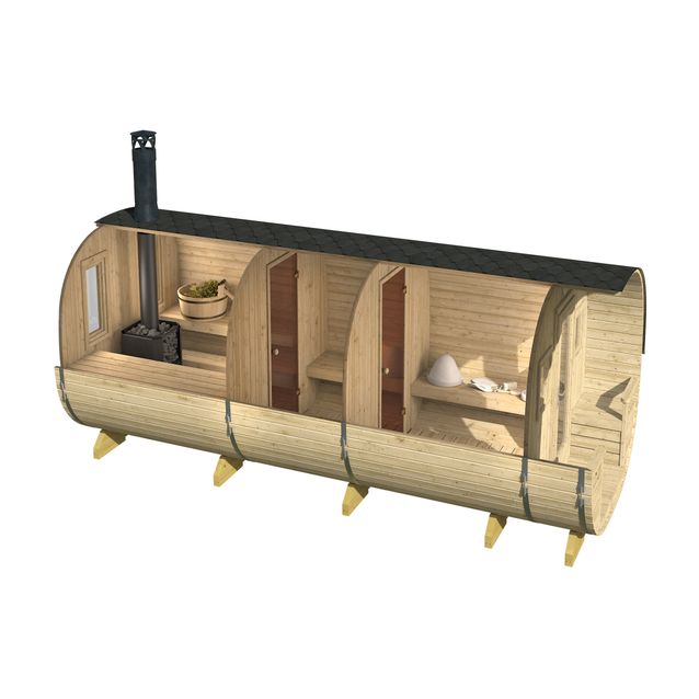 Tynnyrisauna Tene Ruka 13.6m²