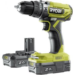 Akkuiskuporakone Ryobi ONE+ R18PD2-220SL 18V 2x2,0 Ah akuilla