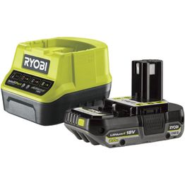 Akku+laturi Ryobi ONE+ RC18120-120C 2,0 Ah akulla