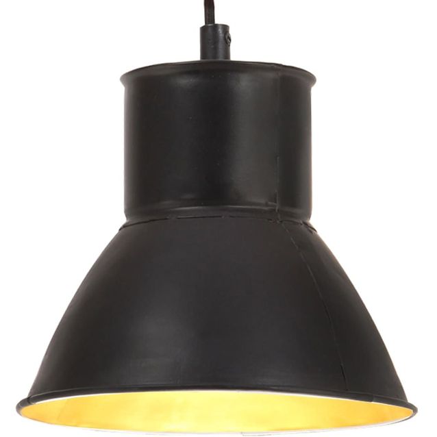 Riippuvalaisin 25 w syvä musta pyöreä 17 cm e27_1