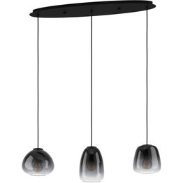 Riippuvalaisin Eglo Aguilares 3-osainen 84x19,5cm musta