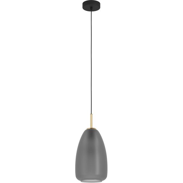 Riippuvalaisin Eglo Alobrase 40W Ø20cm mattaharmaa harjattu messinki