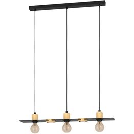 Riippuvalaisin Eglo Bramerton 3-osainen 81x12cm puu/musta
