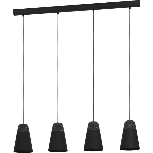 Riippuvalaisin Eglo Canterras 4-osainen musta