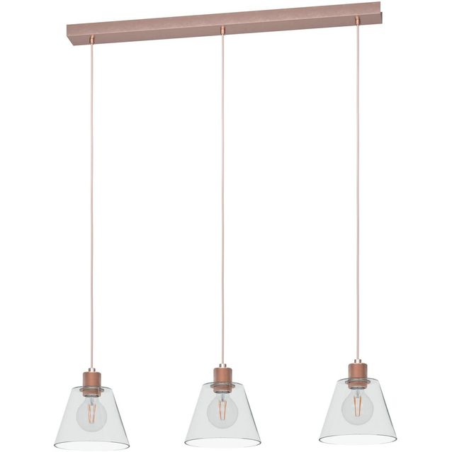 Riippuvalaisin Eglo Copley 3-osainen ruusukulta