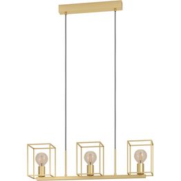 Riippuvalaisin Eglo Cumiole 3-osainen 3x40W 78x15cm kulta