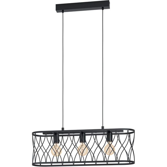 Riippuvalaisin Eglo Giltspur 77cm musta