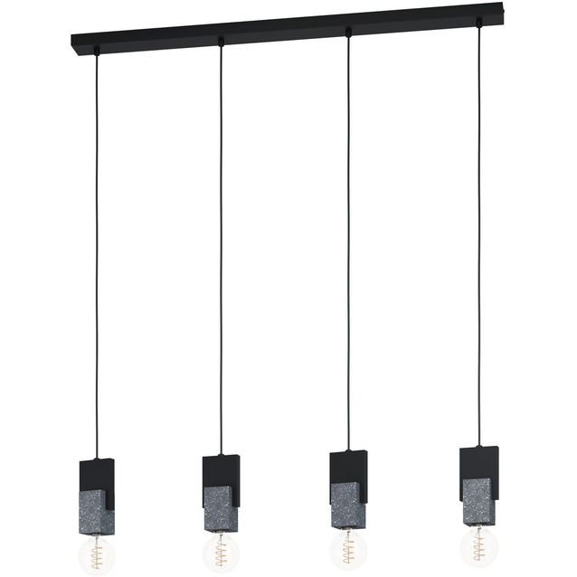 Riippuvalaisin Eglo Lobatia 4-osainen musta