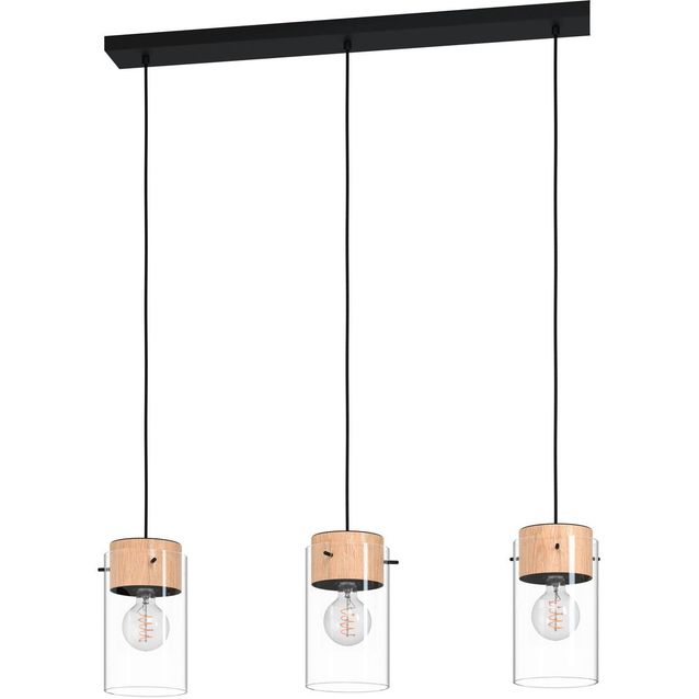 Riippuvalaisin Eglo Madreselva 119cm musta/puu