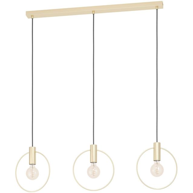 Riippuvalaisin Eglo Manizales 3-osainen harjattu messinki
