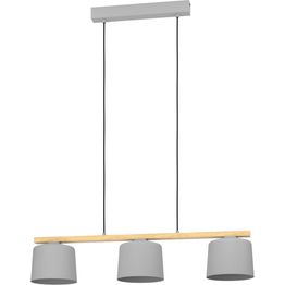 Riippuvalaisin Eglo Mariel 3-osainen 91x19cm puu/vaaleanharmaa