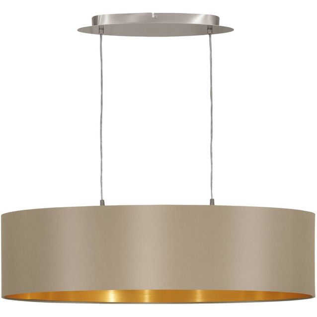 Riippuvalaisin Eglo Maserlo 78cm ruskeanharmaa/kulta