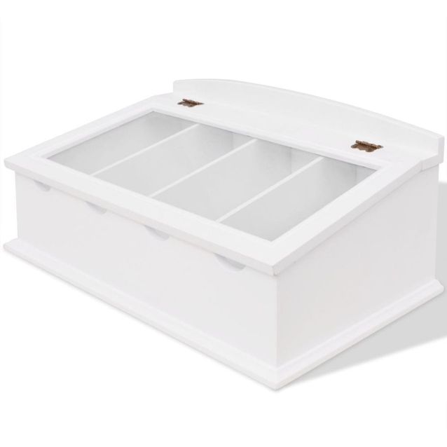 Ruokailuvälinelaatikko mdf valkoinen barokkityyli_1