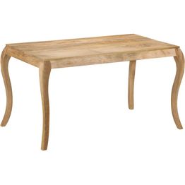 Ruokapöytä 135x75x76 cm mangopuu