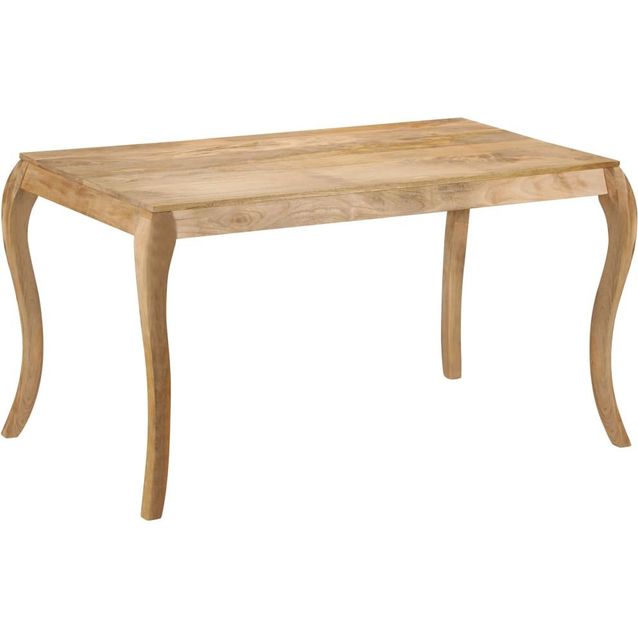 Ruokapöytä 135x75x76 cm mangopuu_1