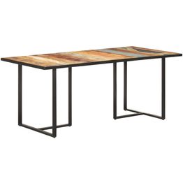 Ruokapöytä 180 cm täysi kierrätetty puu