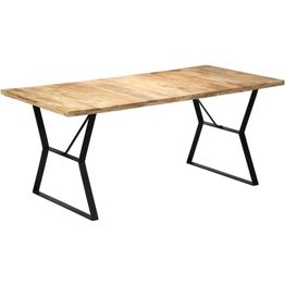Ruokapöytä 180x90x76 cm täysmangopuu