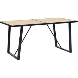 Ruokapöytä tammi 160x80x75 cm mdf