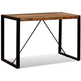 Ruokapöytä täysi kierrätyspuu 120 cm