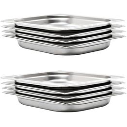 Ruokavuoat 8 kpl gn 1/2 40mm ruostumaton teräs