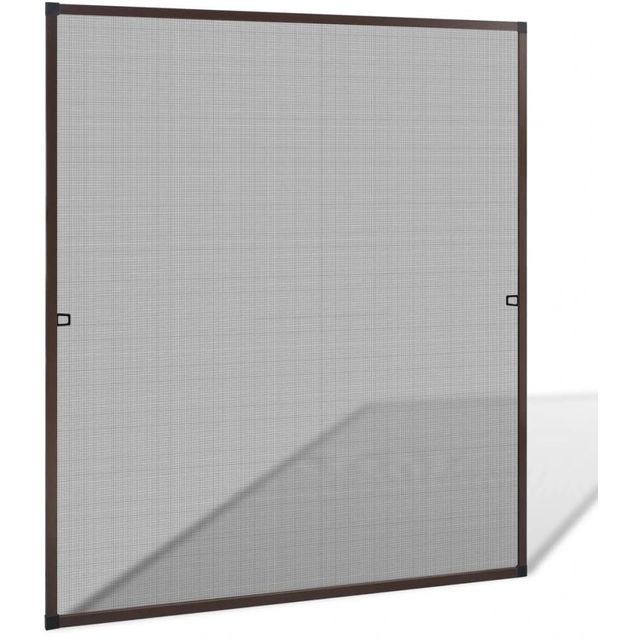 Ruskea hyönteisverkko ikkunaan 130 x 150 cm_1