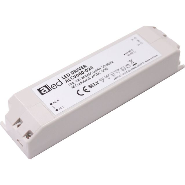 Tasajännitelähde Cariitti Huuhto Easy 60W 24V IP20