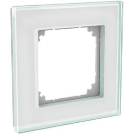 Peitelevy 1-osainen ExxactSolid lasi kirkas valkoinen