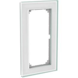 Peitelevy 2-osainen ExxactSolid avoin lasi kirkas valkoinen 