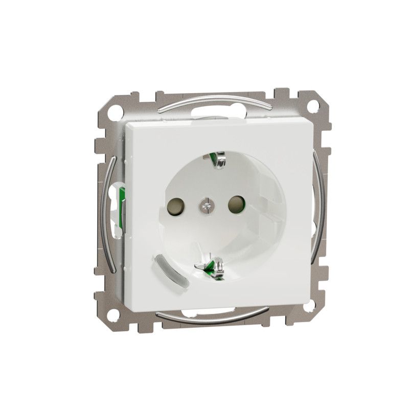 Älypistorasia Schneider Electric Wiser Exxact 1-osainen UPJ Zigbee valkoinen