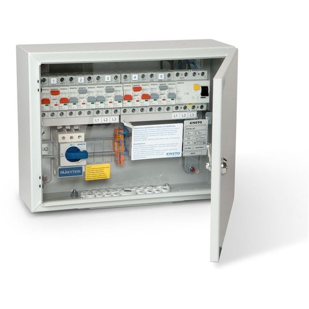 Ryhmäkes.teräsko.50A,400V,IP34 EVS