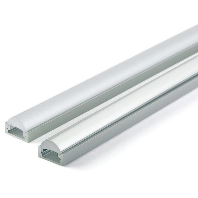 Asennusprofiili Airam Slimline 7 Optinen 30° Apus II LED-nauhalle pinta-asennus 2 m