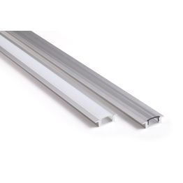 Asennusprofiili Airam Slimline 7 R Apus II LED-nauhalle uppoasennus opaali 1 m