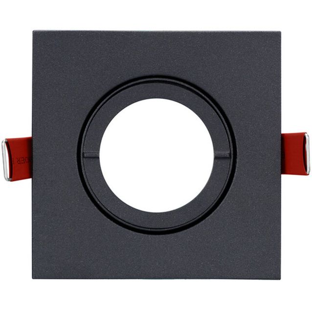 Alasvalon runko Sylvania Inset Trend 75 Swing, IP44, GU10, neliskanttinen, musta