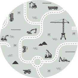 Sisustustarra Esta Forest Friends 159066, Ø70cm