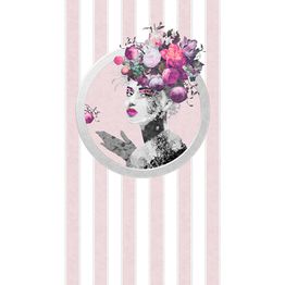 Kuvatapetti Marburg Glööckler Pompöös Provence 35601-35603, 1.59x2.70m, raita, kukka