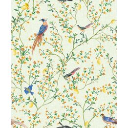 Tapetti Marburg Glööckler Pompöös Provence 35621-35624, lintu, kukka