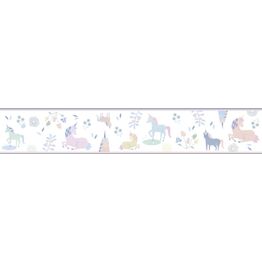 Lastenhuoneen boordi Kids Walls 45824, vinyylipinta, 0.18x5m, yksisarvinen, monivärinen