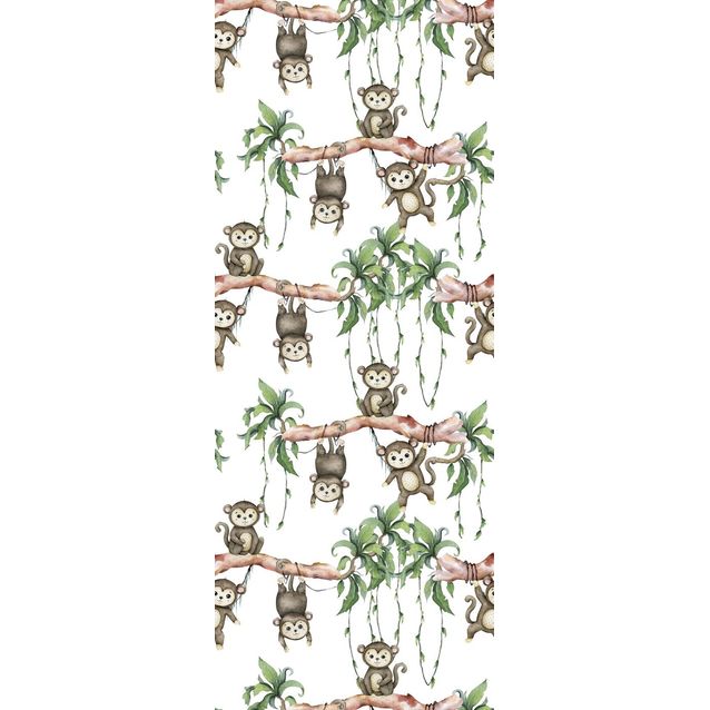 Lastenhuoneen tapetti Kids Walls 45852, vinyylipinta, 1.06x2.7m, ruskea