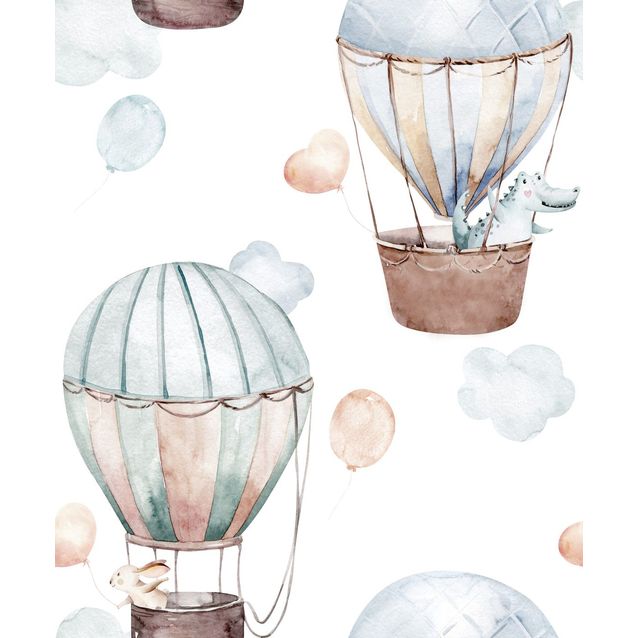 Lastenhuoneen tapetti Kids Walls 45865, vinyylipinta, sininen