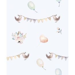 Lastenhuoneen tapetti Kids Walls 45892, vinyylipinta, eläin, sininen