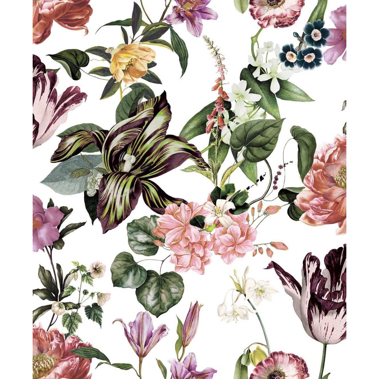 Tapetti Flora kukka 47458, vinyylipinta