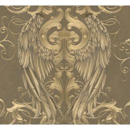 Vanhanajan tapetti Marburg Glööckler Pompöös Provence 52540, 0.70x10.05m, ornamentti, kulta