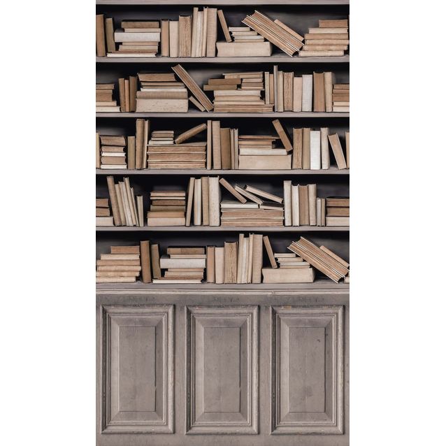 Kuvatapetti One Roll One Motif Bookshelf 1,59x2,80 m non-woven