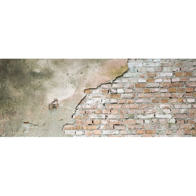 Kuvatapetti Dimex Grunge Wall, 375x150cm, tiiliseinä