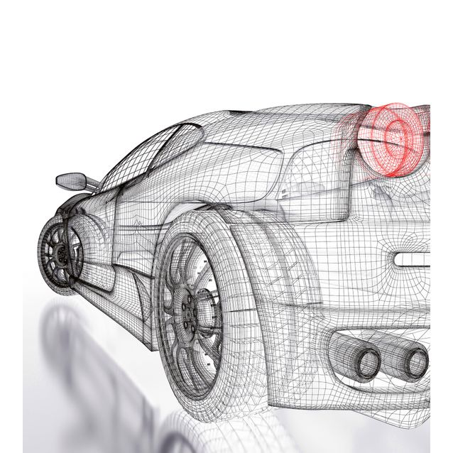 Kuvatapetti Dimex  Car Model Light  225 x 250 cm