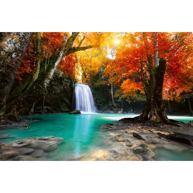 Kuvatapetti Dimex  Deep Forest Waterfall  375 x 250 cm