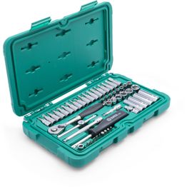 Räikkä/hylsysarja Sata 1/4" 52 osaa