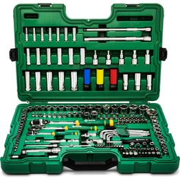 Työkalu/hylsysarja Sata 1/4"-3/8"-1/2" 180 osaa