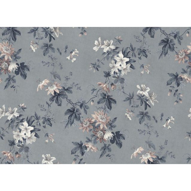 Kuvatapetti Sandberg Faded Passion mittatilaus sininen